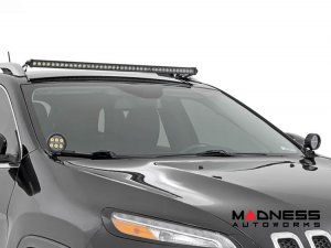 Jeep Cherokee KL LED Light Kit - Roof Mount - 40in Single Row - Black Jeep Cherokee KL LED Light Kit - Roof Mount - 40in Single Row - Black